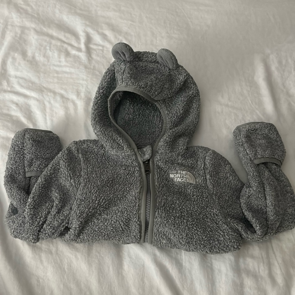 North face teddy jacket 18-24m